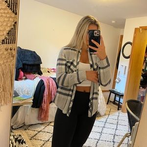 aerie flannel - size medium